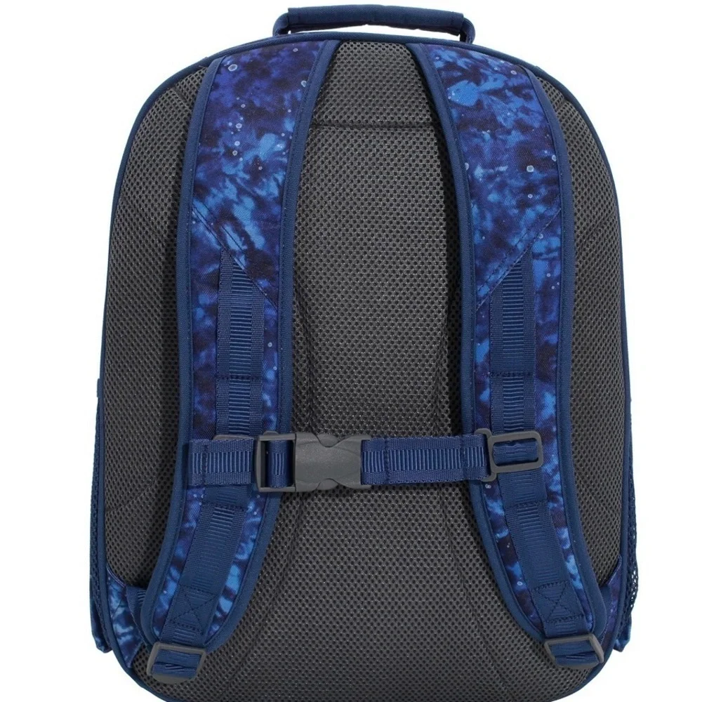 Pottery Barn Kids Mackenzie‎ SMALL 15” Navy Planet Tie-dye Backpack NEW G…